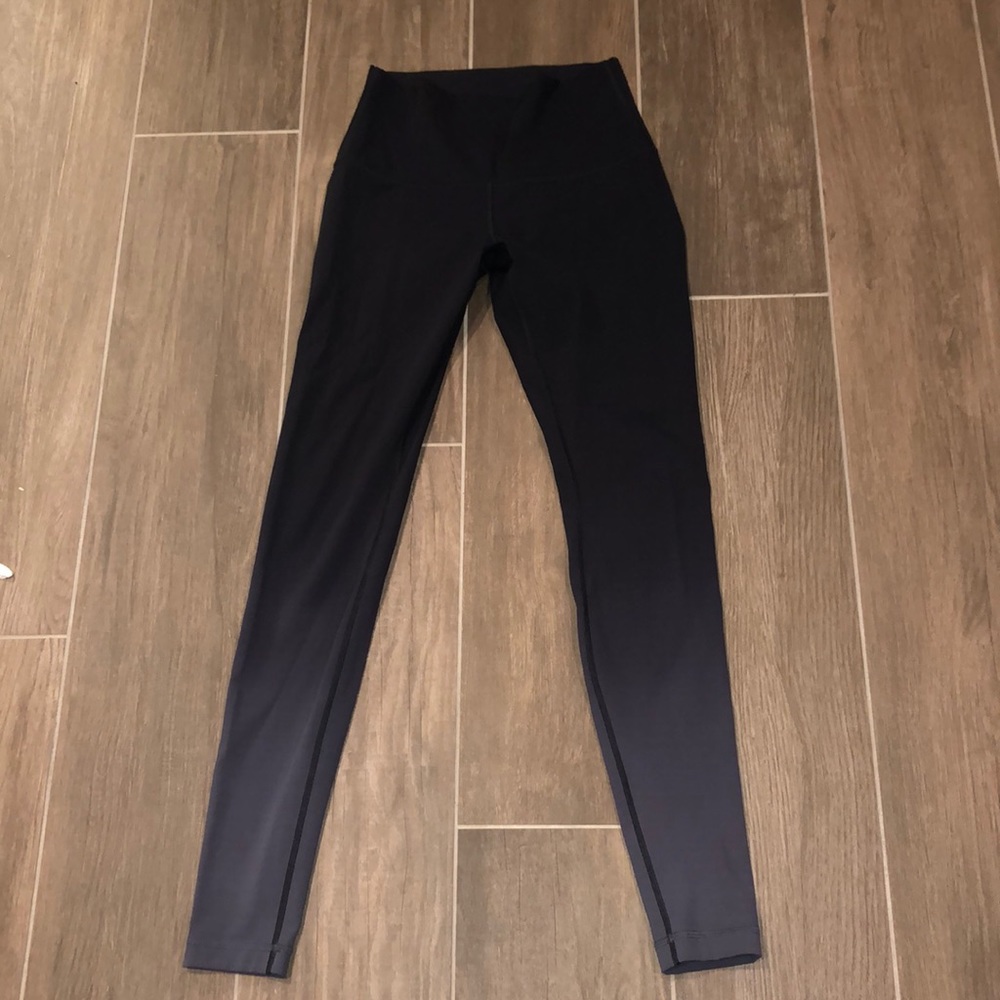 LULULEMON OMBRÉ GREY AND BLACK LEGGINGS